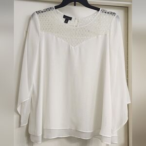 ALYX Women's White with Lace Top